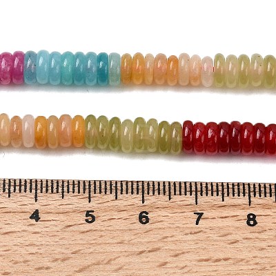 Dyed Natural White Jade Beads Strands G-H333-02B-1