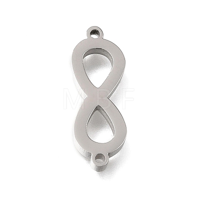 304 Stainless Steel Polishing Infinity Connector Charms STAS-E532-05P-1