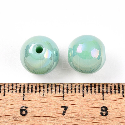 Electroplate Pearlized Glass Pearl Beads EGLA-T021-14C-04-1