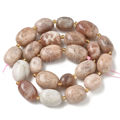 Natural Sunstone Beads Strands G-G453-D01-01-1