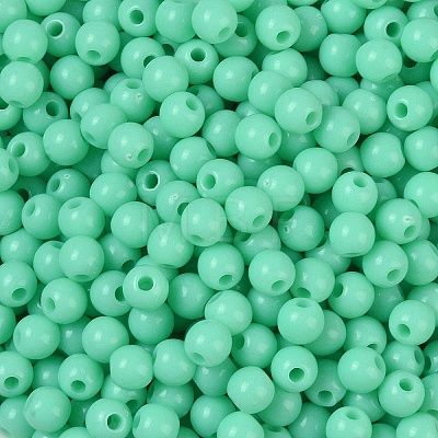 Opaque Acrylic Beads SACR-A007-01C-23-1