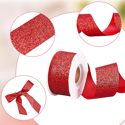 10 Yards Sparkle Polyester Ribbon OCOR-CY0004-10B-1