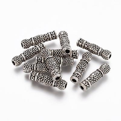 Tibetan Style Alloy Tube Beads LF0658Y-NF-1