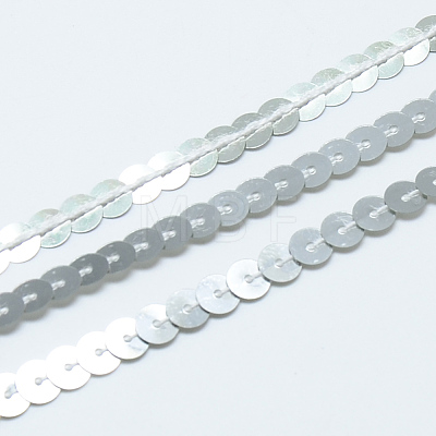 Plastic Paillette Beads PVC-Q085-4mm-1-1