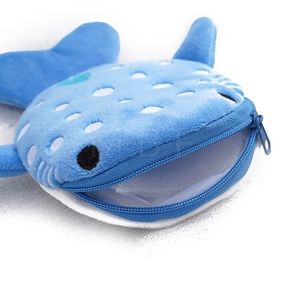 Shark Cute Coin Purse Coin Pouch PW-WG176D5-01-1