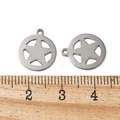 201 Stainless Steel Pendants STAS-I330-042P-1