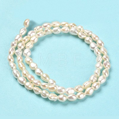 Natural Cultured Freshwater Pearl Beads Strands PEAR-E016-104-1