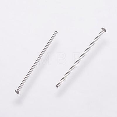 304 Stainless Steel Flat Head Pins STAS-K146-044-20mm-1