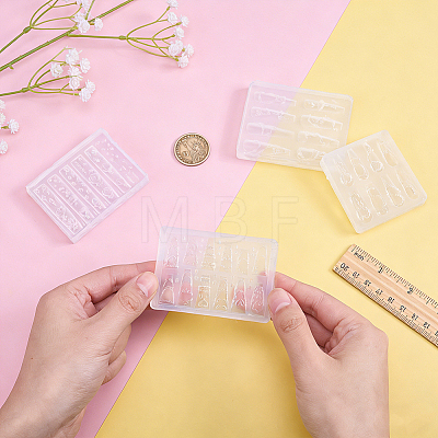 4Pcs 4 Styles Silicone Molds MRMJ-HY0001-44-1