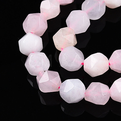 Dyed Natural White Jade Beads Strands X-G-T139-8mm-46V-1