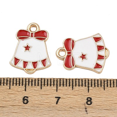 Christmas Alloy Enamel Pendants FIND-I067-02KCG-03-1