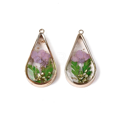 Epoxy Resin Pendants KK-Q082-01KCG-01-1
