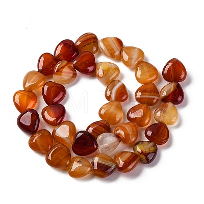 Natural Red Agate Beads Strands G-I372-A03-01-1