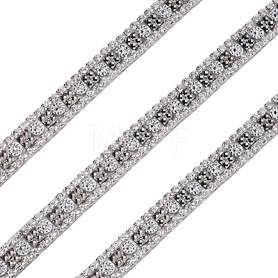 Beadthoven Hotfix with Two Rows Rhinestone DIY-BT0001-31-1