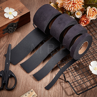 2M PVC Imitation Leather Ribbons SRIB-WH0011-126B-01-1