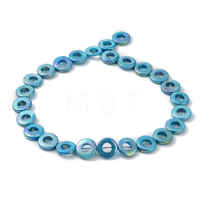 Natural Freshwater Shell Dyed Beads Strands BSHE-P033-01B-1