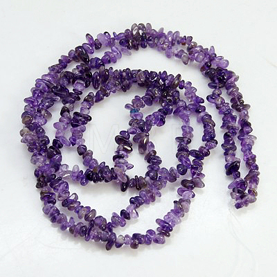 Natural Amethyst Beads Strands X-G-D283-3x5-7-1