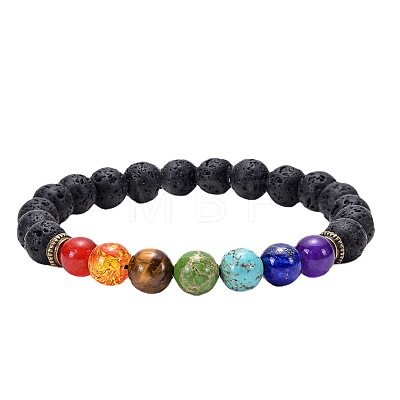 7 Chakra Healing Crystal Stones Jewelry Kits PW-WG48340-01-1