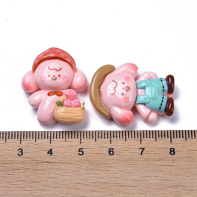 Opaque Cute Resin Decoden Cabochons RESI-B024-07-1