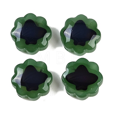 Two Tone Glass Beads GLAA-Z007-07D-1