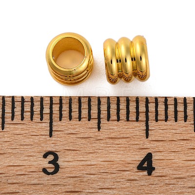 Rack Plating Brass Beads KK-Z070-37G-01-1