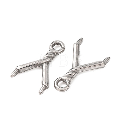 304 Stainless Steel Pendant Bail STAS-G385-02P-1