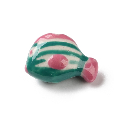 Handmade Porcelain Beads X-PORC-Z006-02B-1