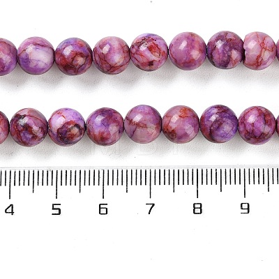 Natural Turquoise Dyed Beads Strands TURQ-U001-02D-1