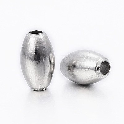 304 Stainless Steel Beads X-STAS-H396-A-06P-1