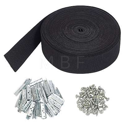 15M Flat Wide Polyester Elastic Cord OCOR-MA0001-98-1