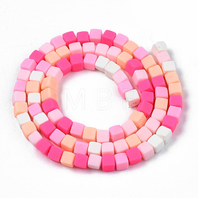 Handmade Polymer Clay Beads Strands CLAY-N008-061-09-1