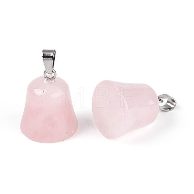 Natural Rose Quartz Pendants G-N349-15P-07-1