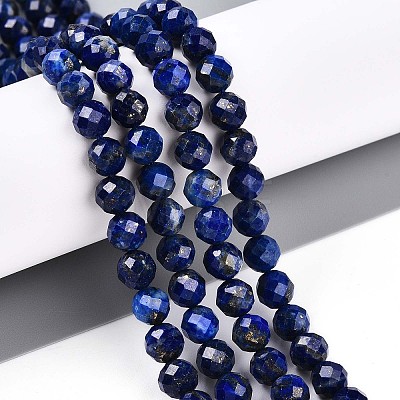 Natural Lapis Lazuli Beads Strands G-S345-6mm-24-1