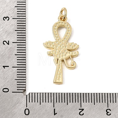 Brass Enamel Pendants KK-CBAA41C-08G-1