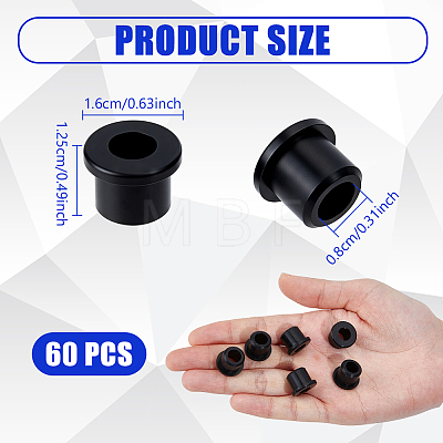60Pcs Silicone High-temperature Resistant Elastic Cable Protection Sleeve FIND-NB0007-42-1