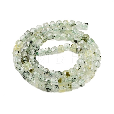 Natural Prehnite Beads Strands G-H042-A46-03-1