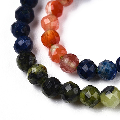 Natural Mixed Gemstone Beads Strands G-D080-A01-02-16-1