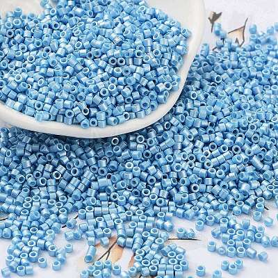 Baking Paint Glass Seed Beads SEED-S042-15B-28-1