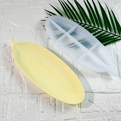 Pineapple & Leaf Tray Plaster Plate Silicone Mold Fruit Storage Tray PW-WGE09E6-02-1