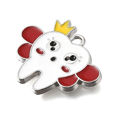 Alloy Enamel Pendants FIND-E049-08B-P-1