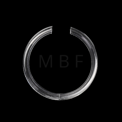 Transparent Plastic Single Bracelet Display Rings BDIS-F006-01B-1