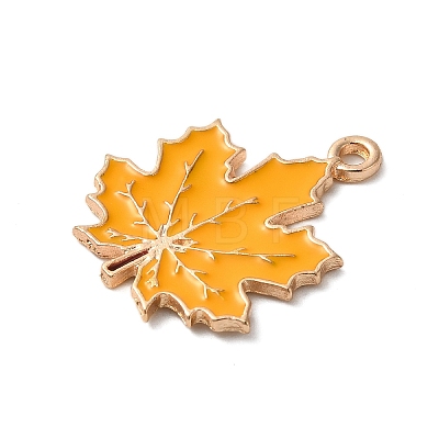 Thanksgiving Day Theme Alloy Enamel Pendants ENAM-M002-03G-16-1