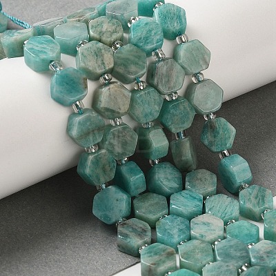 Natural Amazonite Beads Strands G-P534-A07-01-1