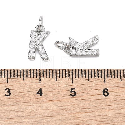 SHEGRACE Brass Micro Pave Clear Cubic Zirconia Pendants XGRQ29600-394P-K-1