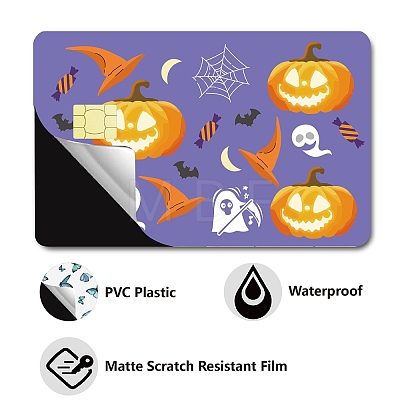 PVC Plastic Waterproof Card Stickers DIY-WH0432-029-1