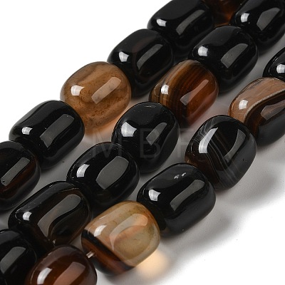 Natural Agate Beads Strands G-H295-F01-03-1
