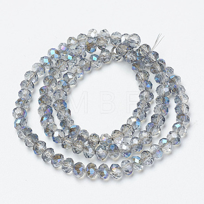 Electroplate Glass Beads Strands EGLA-A034-T3mm-I18-1