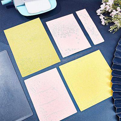 Plant Plastic Embossing Folders DIY-FH0001-57-1