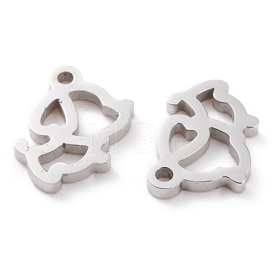 Non-Tarnish 304 Stainless Steel Charms STAS-Y002-17P-1