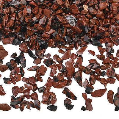 Natural Mahogany Obsidian Chip Beads GG-CBAA426-01-1
